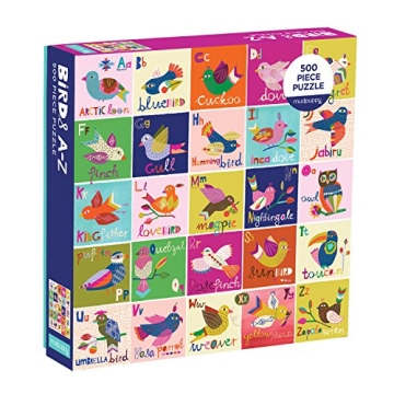 Mudpuppy 500 Piece Birds Jigsaw Puzzle for Family Fun