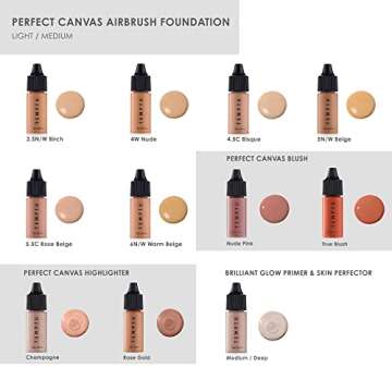 Temptu Airbrush Complexion Kit, Light/Medium, 12 Count (pack of 1 )