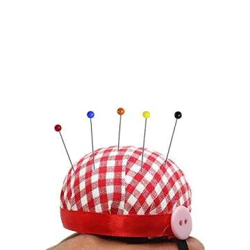 ForSewian Sewing Pins, 1.5 Inch Straight Pins with Big Glass Ball Head for Fabric Sewing, Quilting and DIY Sewing Crafts