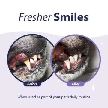 Dental Fresh Enzymatic Gel Finger Toothbrush Kit for Dogs, Includes Dog Finger Toothbrush – Dog Toothpaste and Dog Toothbrush – Dog Teeth Cleaning