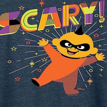 Disney The Incredibles Halloween - Scary Jack Jack - Women's Lightweight French Terry Pullover - Siz...