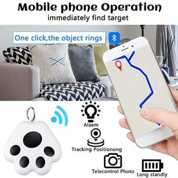 Konohan Cute Pet Keychains for Dogs and Cats Safety