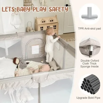 Durable Baby Playpen for Toddlers Perfect for Apartments