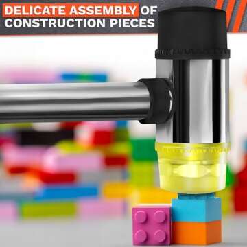 Small Rubber Mallet Hammer Tool - 25mm Hammer Tapping Block for Vinyl Plank Flooring Mallet Rubber Hammer Small Hammer for Crafts - Rubber Hammer Jewelry Wood Rubber and Nylon Double Faced Soft Mallet