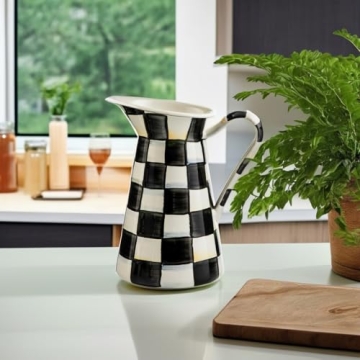 MacKenzie-Childs Enamel Pitcher for Drinks or Flowers