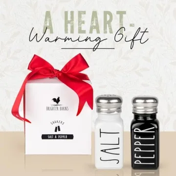 Brighter Barns Salt and Pepper Shakers Stylish Kitchen Decor
