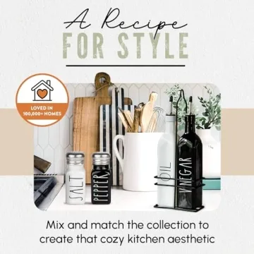 Brighter Barns Salt and Pepper Shakers Stylish Kitchen Decor