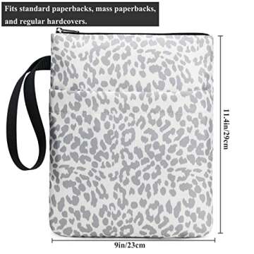 DSIUE Book Sleeve Book Covers Book Protector with Zipper Washable Fabric for Teen Adult Book Lover Teacher Student,11.4 X 9 Inch (Sunflower)