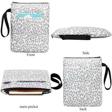 DSIUE Book Sleeve Book Covers Book Protector with Zipper Washable Fabric for Teen Adult Book Lover Teacher Student,11.4 X 9 Inch (Sunflower)