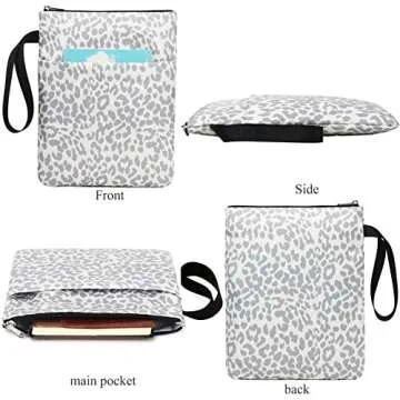 DSIUE Book Sleeve Book Covers Book Protector with Zipper Washable Fabric for Teen Adult Book Lover Teacher Student,11.4 X 9 Inch (Sunflower)