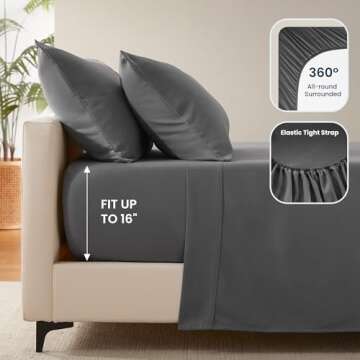 Cooling Bed Sheets Set - Ultimate Comfort & Care