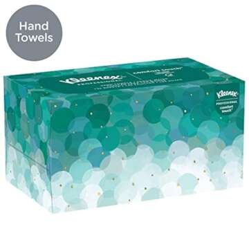 Kleenex Hand Towels (11268), Ultra Soft and Absorbent, Pop-Up Box, 18 Boxes / Case, 70 Paper Hand Towels / Box, 1,260 Sheets / Case