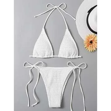Stylish SweatyRocks Halter Neck Bikini for Summer Fun
