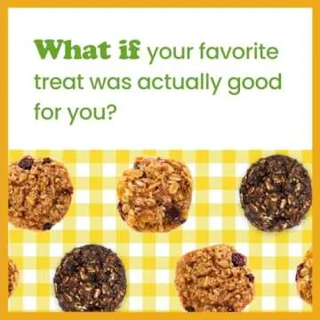 Alyssa’s Vegan Oatmeal Bites ⎸ Gluten Free Cookies, Healthy Snacks from the Bakery ⎸ Dairy Free, Sugar Free, Low Carb, Keto Protein Snacks ⎸ Gluten Free Snacks for Kids ⎸ 8 Cookies per box, 4 Pack