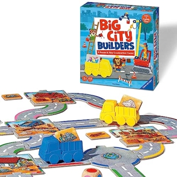 Ravensburger Big City Builders - Engaging Preschool Puzzle and Play Construction Game | Skill Develo...