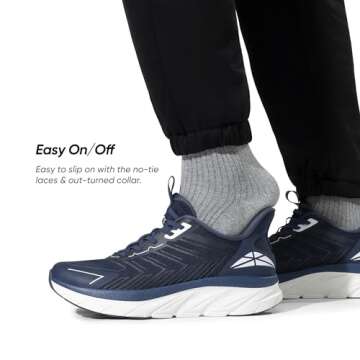 ALLSWIFIT Comfortable Slip On Walking Shoes for Men