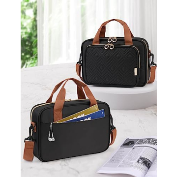 Heouvo Bible Carrier with Shoulder Strap for Women