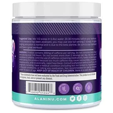 Alani Nu Pre Workout Powder Cosmic Stardust for Endurance