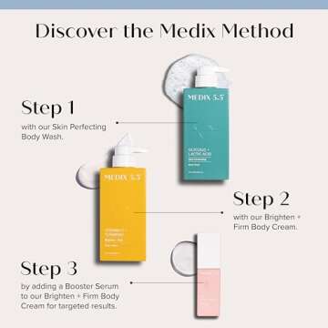 MEDIX 5.5 Vitamin C Cream Face Lotion & Body Lotion Moisturizer | Anti Aging Skin Care Firming & Brightening Cream Diminishes The Look Of Uneven Skin Tone, Age Spots, & Sun Damaged Dry Skin, 15 Fl Oz