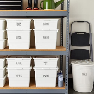 Organize Your Home with All Caps Storage Labels Set