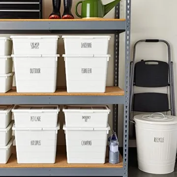 Organize Your Home with All Caps Storage Labels Set