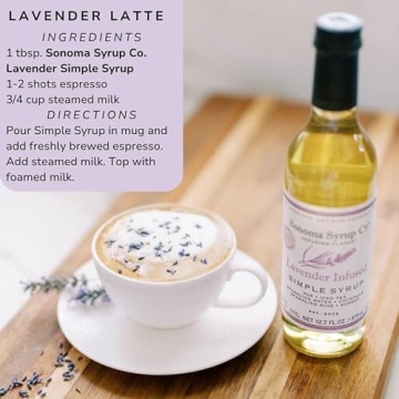 Sonoma Syrup Co Lavender Infused Simple Syrup 12.7 oz