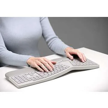 Kensington Pro Fit Ergonomic Wireless Keyboard - Comfort & Flexibility