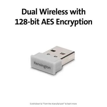 Kensington Pro Fit Ergonomic Wireless Keyboard Grey