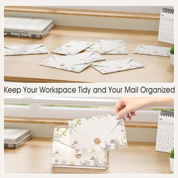 KTRIO Acrylic Mail Holder for Beautiful Organization