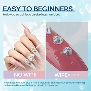 Modelones Rhinestone Glue Kit for Stunning Nail Art