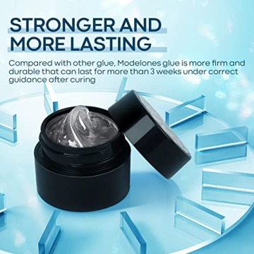 Modelones Rhinestone Glue Kit for Stunning Nail Art