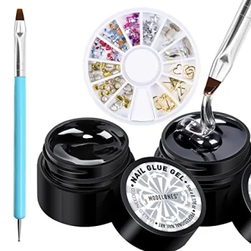 Modelones Rhinestone Glue Kit for Stunning Nail Art