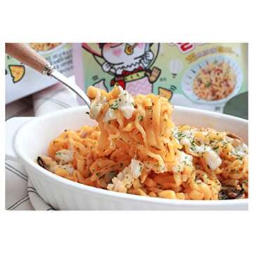 [Samyang] Cream Carbo Bulldark Spicy Chicken Roasted Noodle Soup (Pack of 4) / Korean food/Korean ramen/Spicy Korea Noodle Challenge (overseas direct shipment)