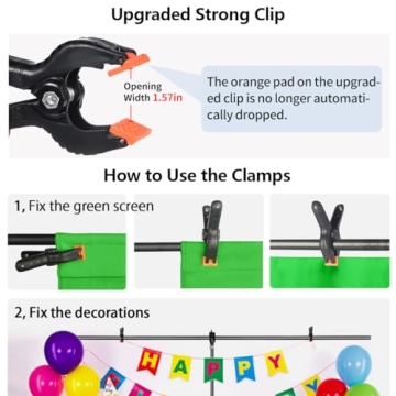 Blue Green Screen Backdrop Kit for Streaming and Photography