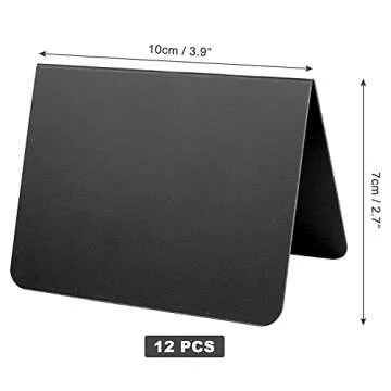 12 Pack Mini Blackboards - Reusable Signs for Events, Weddings & More