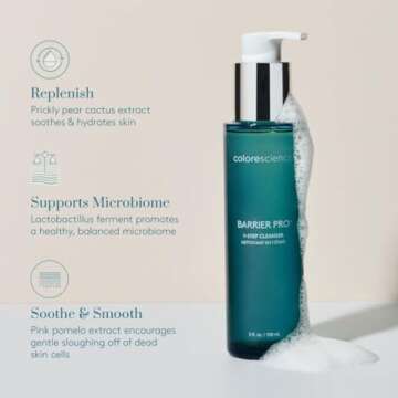 Colorescience Barrier Pro™ 1-STEP CLEANSER 5 oz, balances skin barrier & supports microbiome, for all skin types