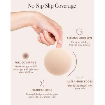 Bare Babe Silicone Nipple Covers - Waterproof & Nude