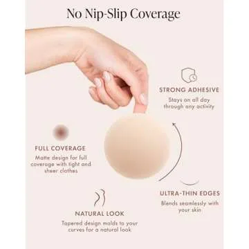 Bare Babe Silicone Nipple Covers - Waterproof & Nude