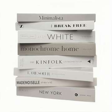 8 Pack Decorative Books, Ediactcyl Decoration Faux Books for Hardcover Home Decor | Fake Book Stacks...