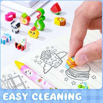 Xinnun 1800 Pcs Mini Erasers for Kids | Fun Gift Ideas