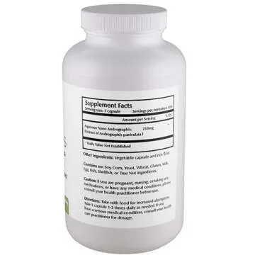 Nano Andrographis 500 mg Capsules for Immune Support