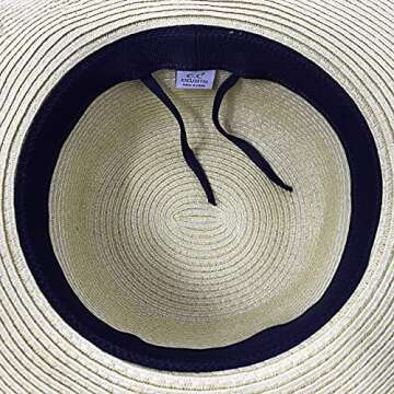 Funky Junque Embroidered Sun Hat - Resting Beach Face