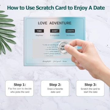 Creative 40 Dating Cards for Couples Romantic Adventure