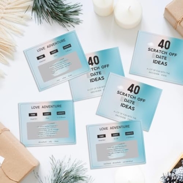 Creative 40 Dating Cards for Couples Romantic Adventure