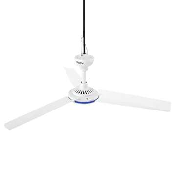 5V USB 19.7” Portable Ceiling Fan EXDOLL Mini USB Hanging Camping Tent Fans for Outdoor Gazebo Bat...