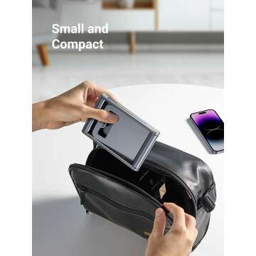 UGREEN Adjustable Phone Stand for Desk - Space Grey