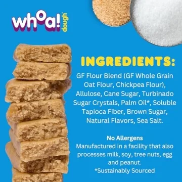 Whoa Dough Cookie Dough Bars - Healthy Indulgent Treats