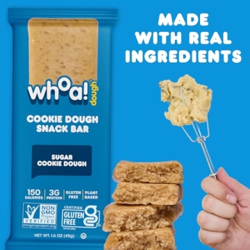 Whoa Dough Cookie Dough Bars - Healthy Indulgent Treats