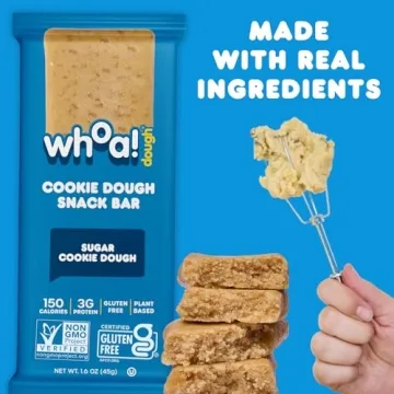 Whoa Dough Cookie Dough Bars - Healthy Indulgent Treats