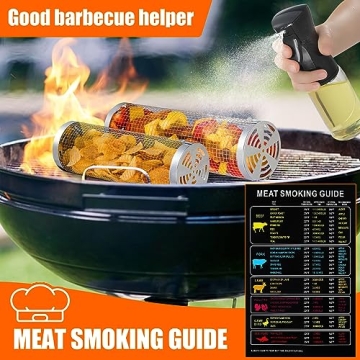 Premium Stainless Steel Grilling Baskets - Set of 2